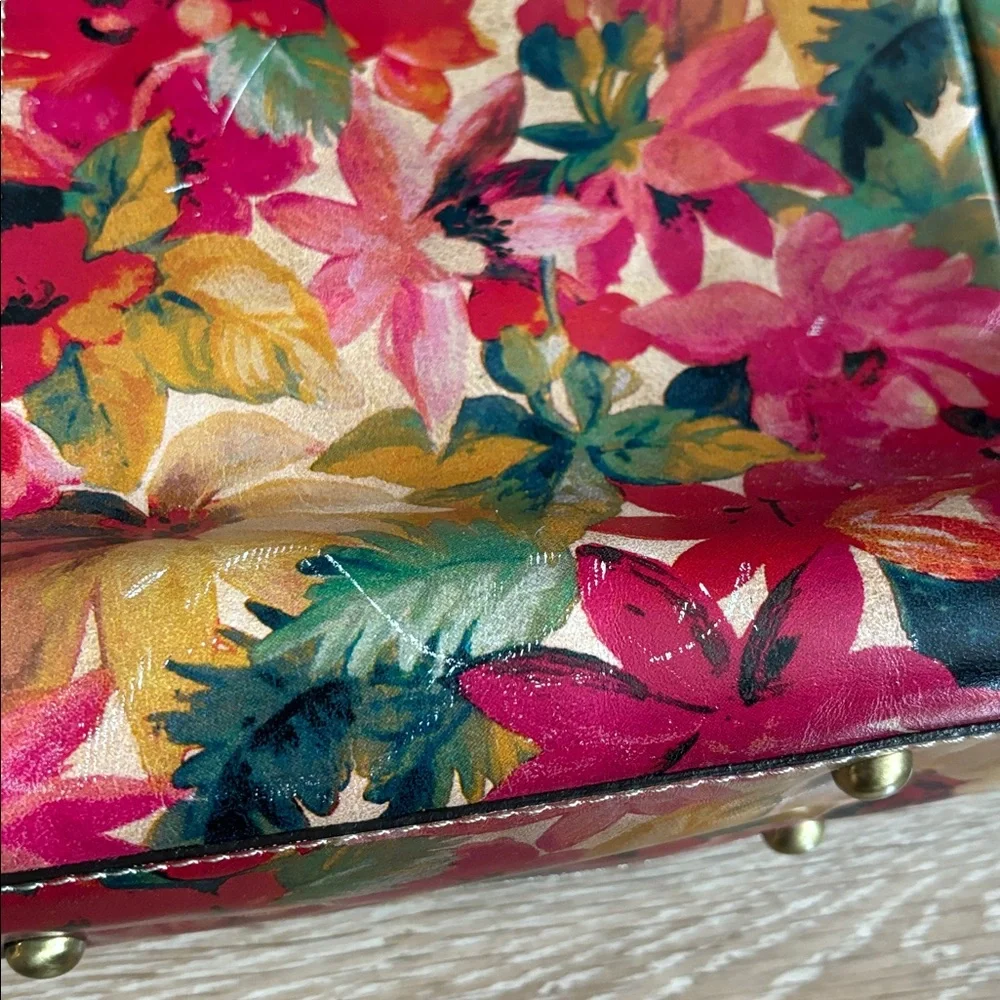 Patricia Nash Spring Multi Poppy Tote, pink floral pattern - Picture 7 of 17